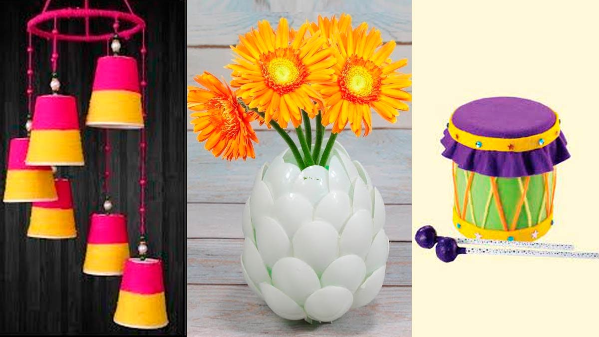 डिस्पोजेबल आइटम से कैसे सजाएं घर। How to Reuse Disposable Items। How to