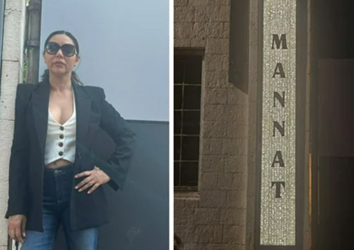 gauri khan mannat name plate