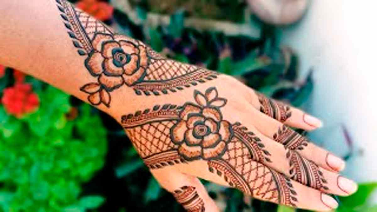 Best Easy Simple Beautiful HathPhool Mehndi Design For Hands:Mehendi Designs  By MehndiArtistica - YouTube