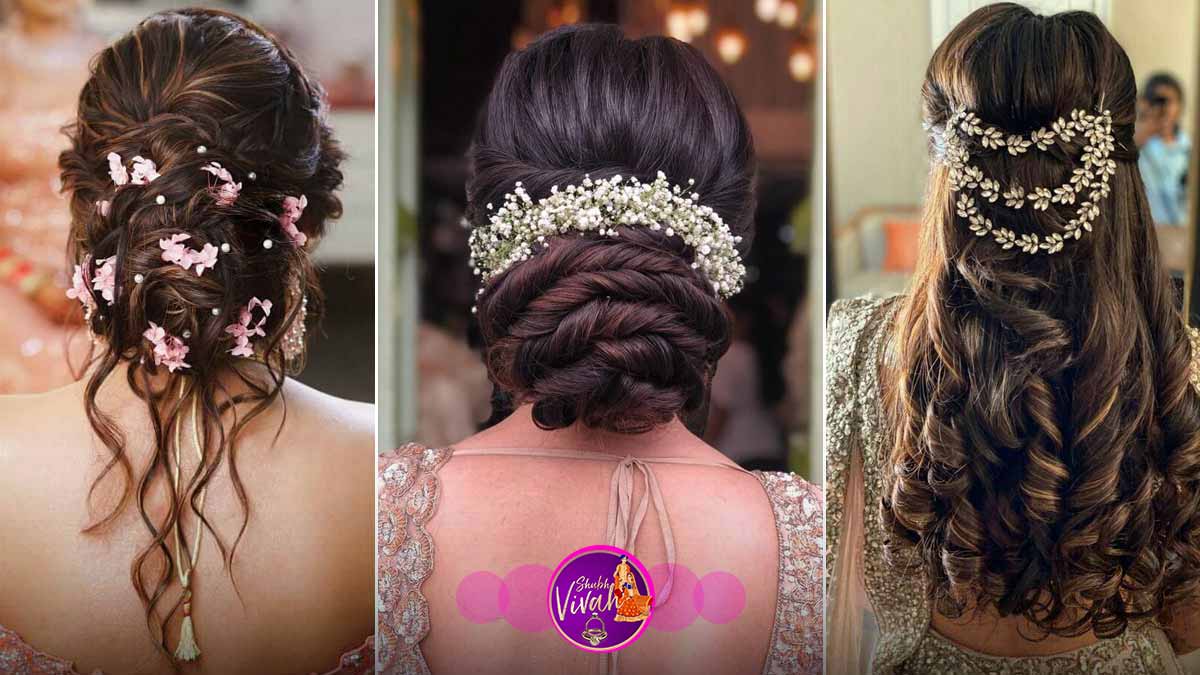 Bridal Reception Hair Syle | रिसेप्शन के लिए हेयर स्टाइल | Reception Ke  Liye Hair Style | hair styles for reception of bride | HerZindagi