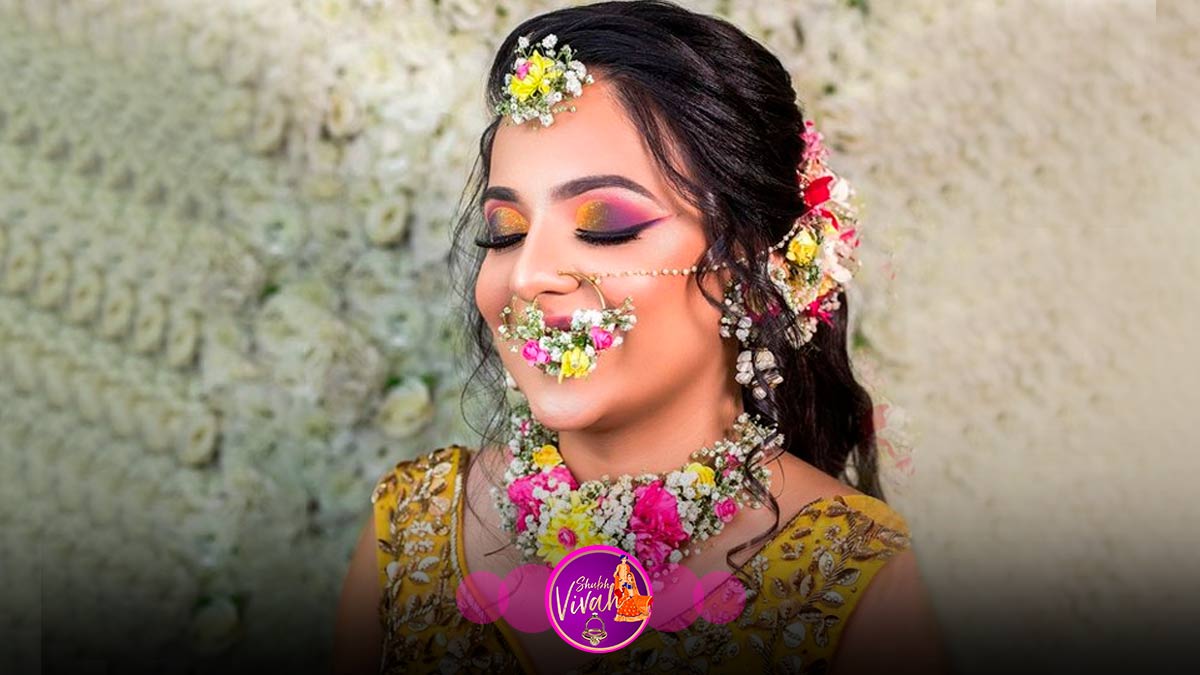 Haldi bridal Makeup tutorial || Nadia's makeover - YouTube