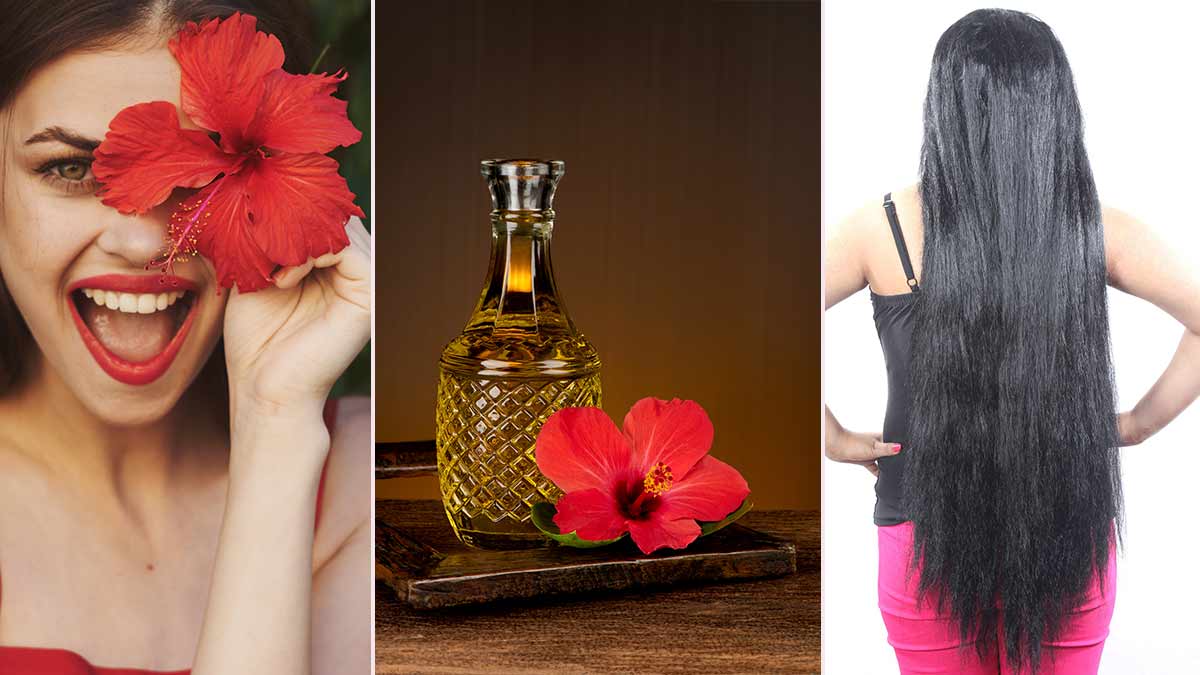 hibiscus coconut oil for hair tricks hindi me