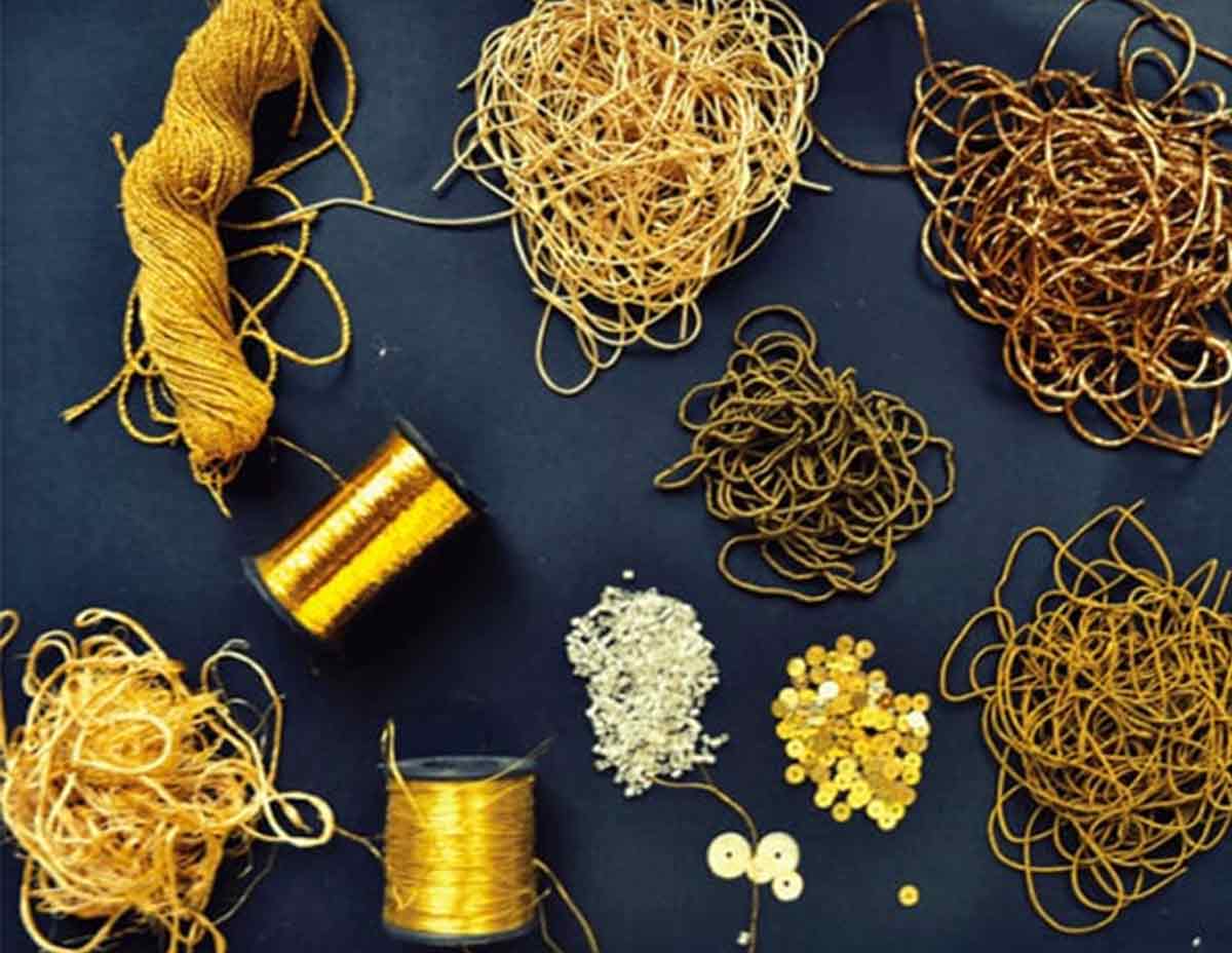 history of zardozi embroidery Hindi