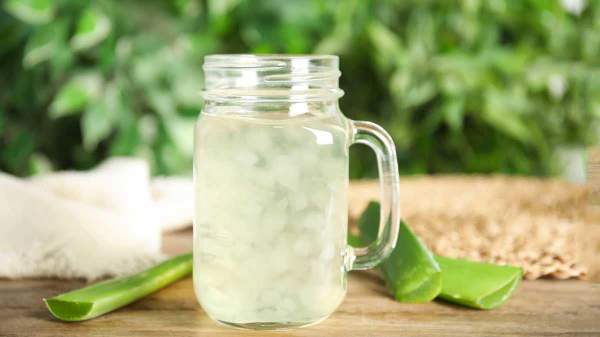 Aloe Vera Juice एलोवेरा जूस कैसे बनाते हैं। Aloe Vera Juice Banane Ka