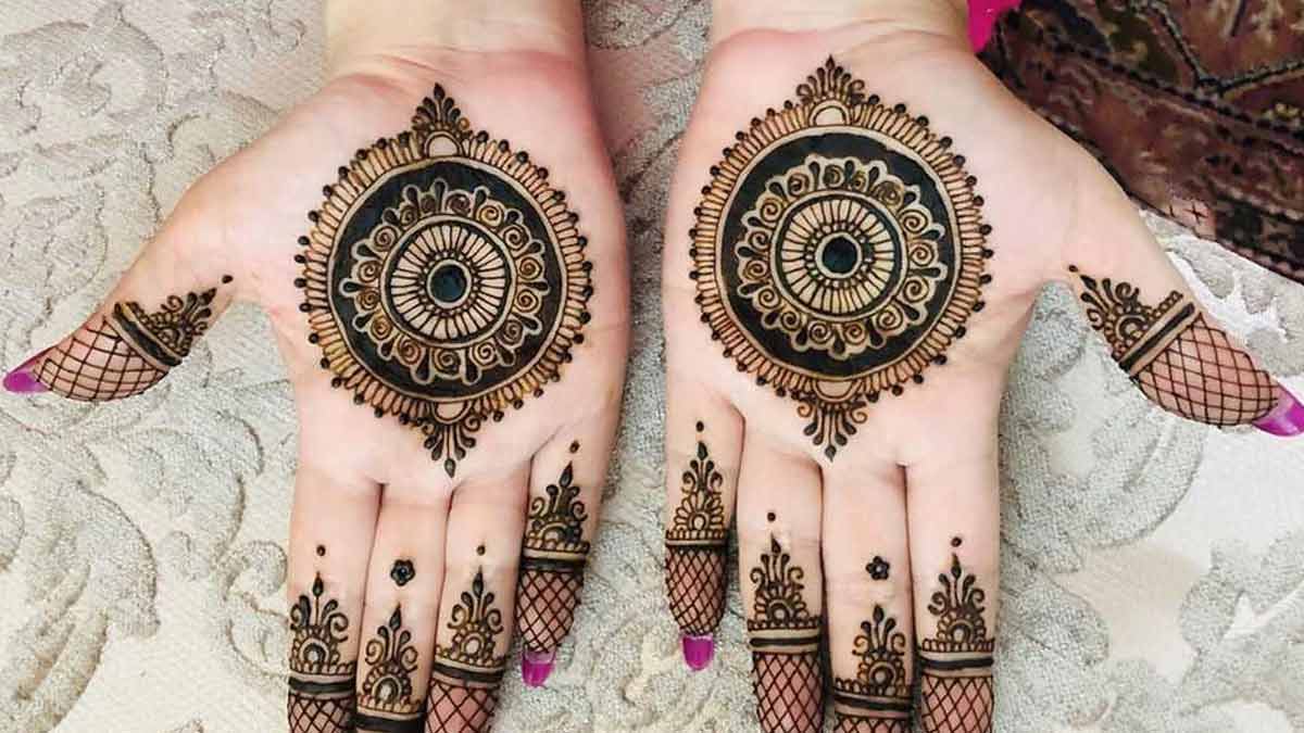 mandala mehndi design back hand