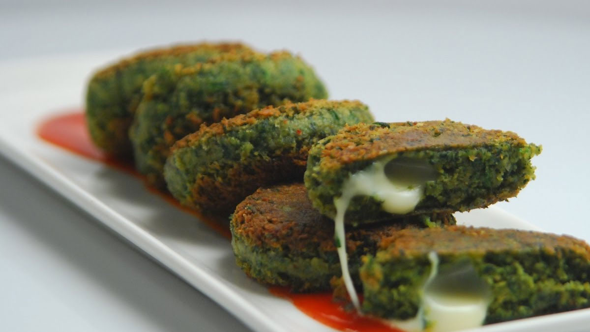 palak tikki recipe