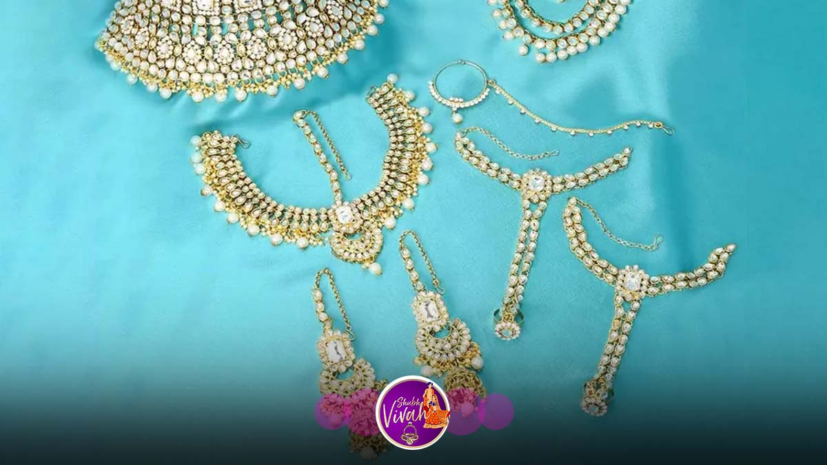 pearl jewellery for bride