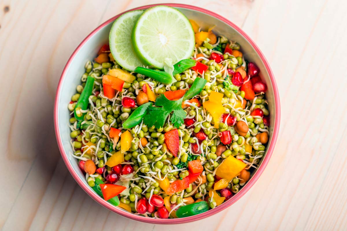 sprouts salad protein rich vegan recipes