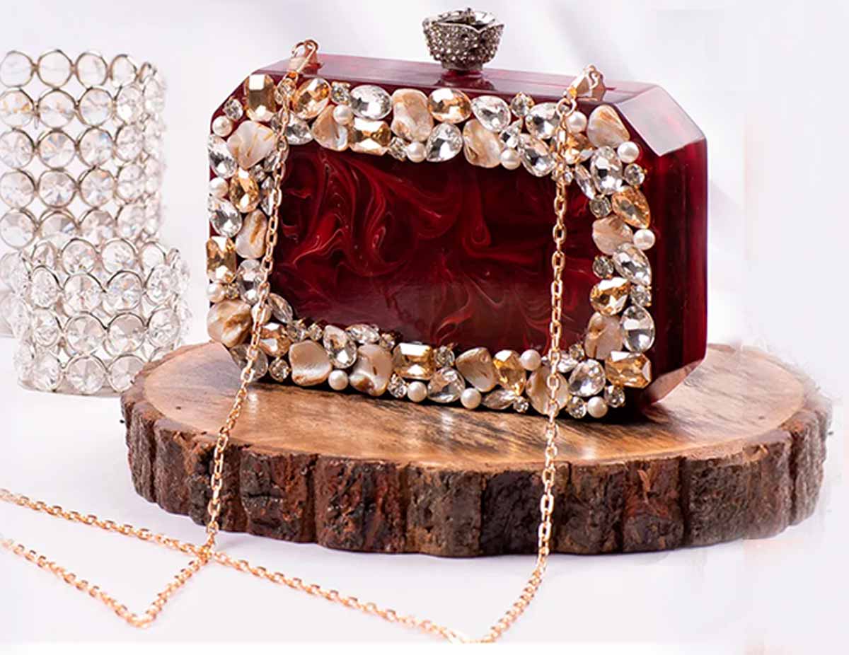 stone clutch designs