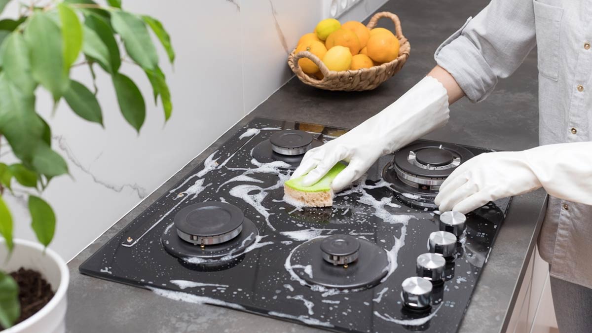 tips to clean gas stove knob