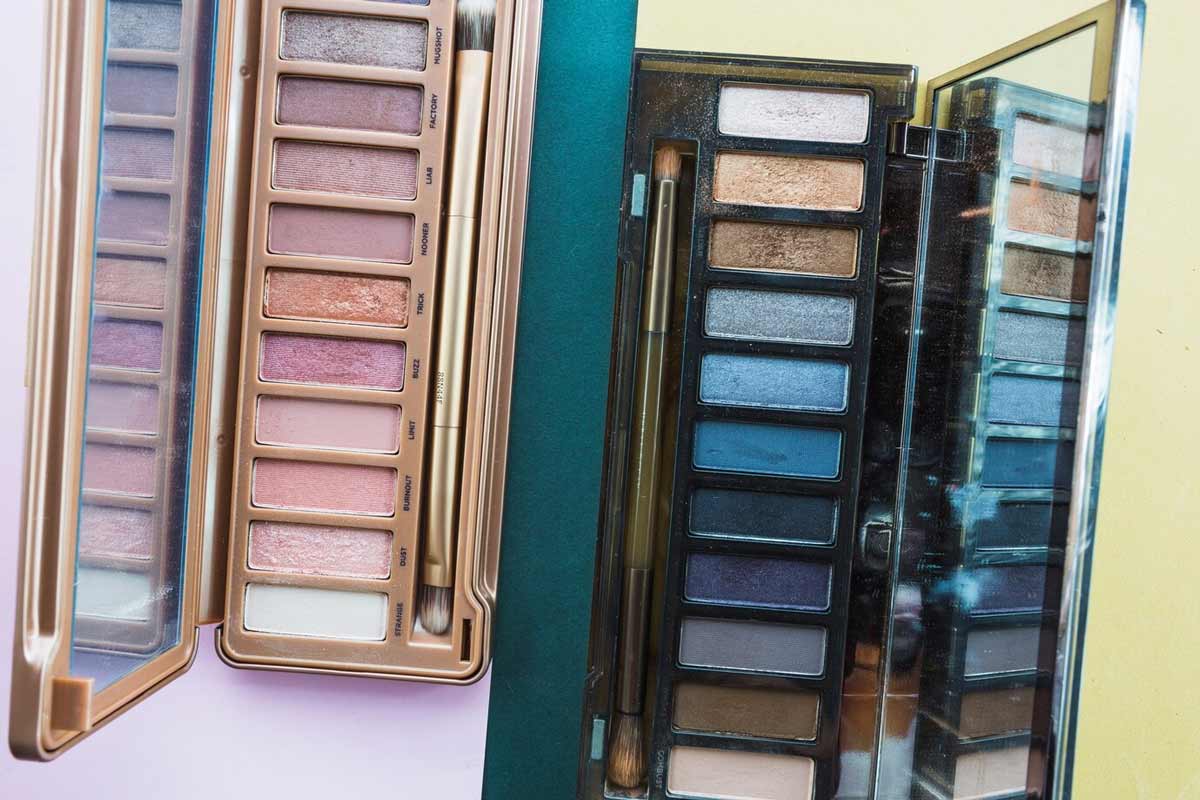 variety of eyeshadow