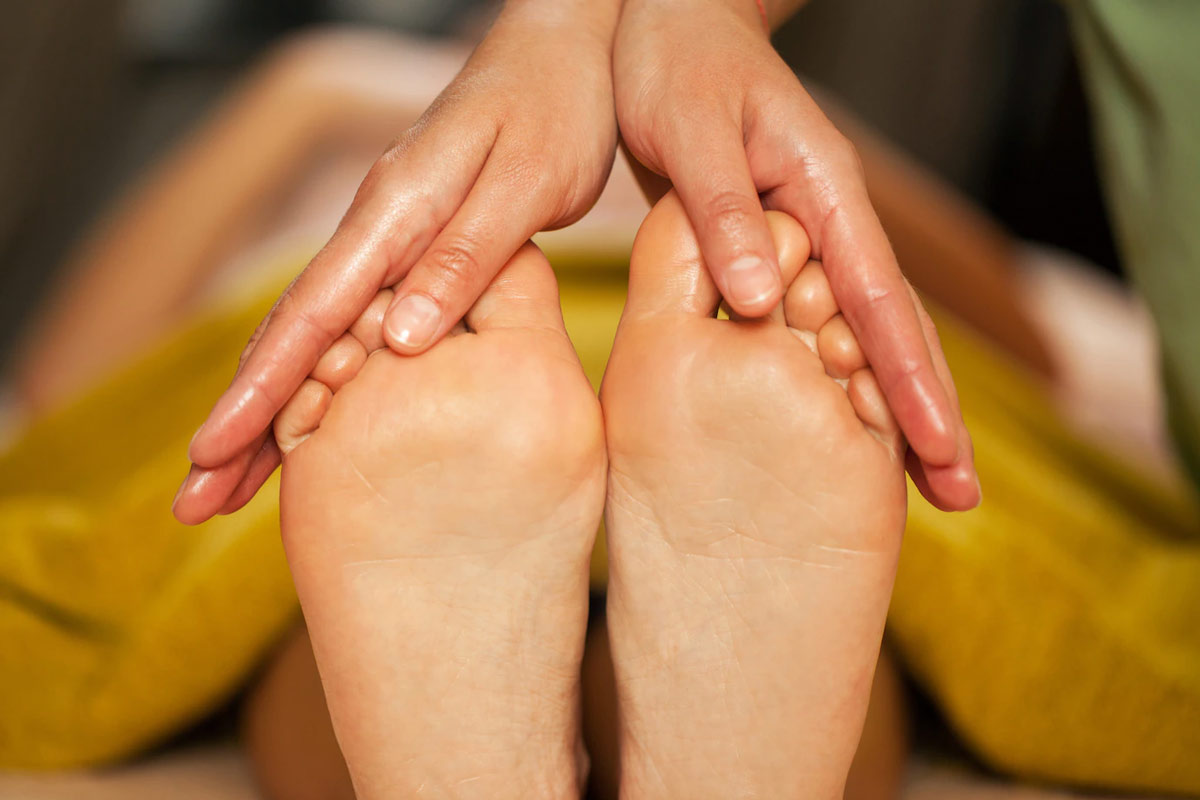 when to massage feet