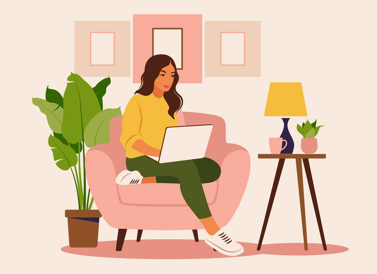 women get to work from home