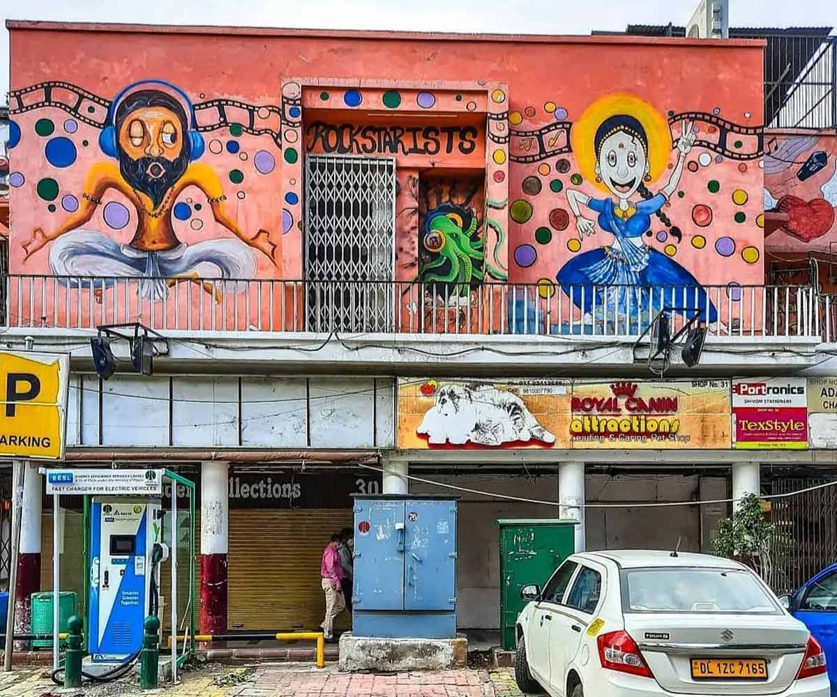 Inside  shanker market