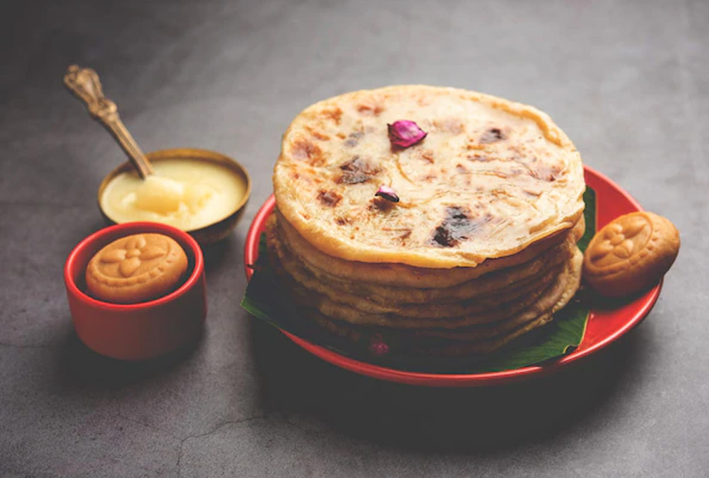 Kaju katli paratha recipe