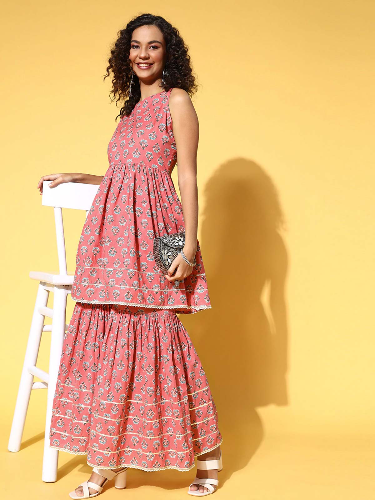 sharara set in myntra