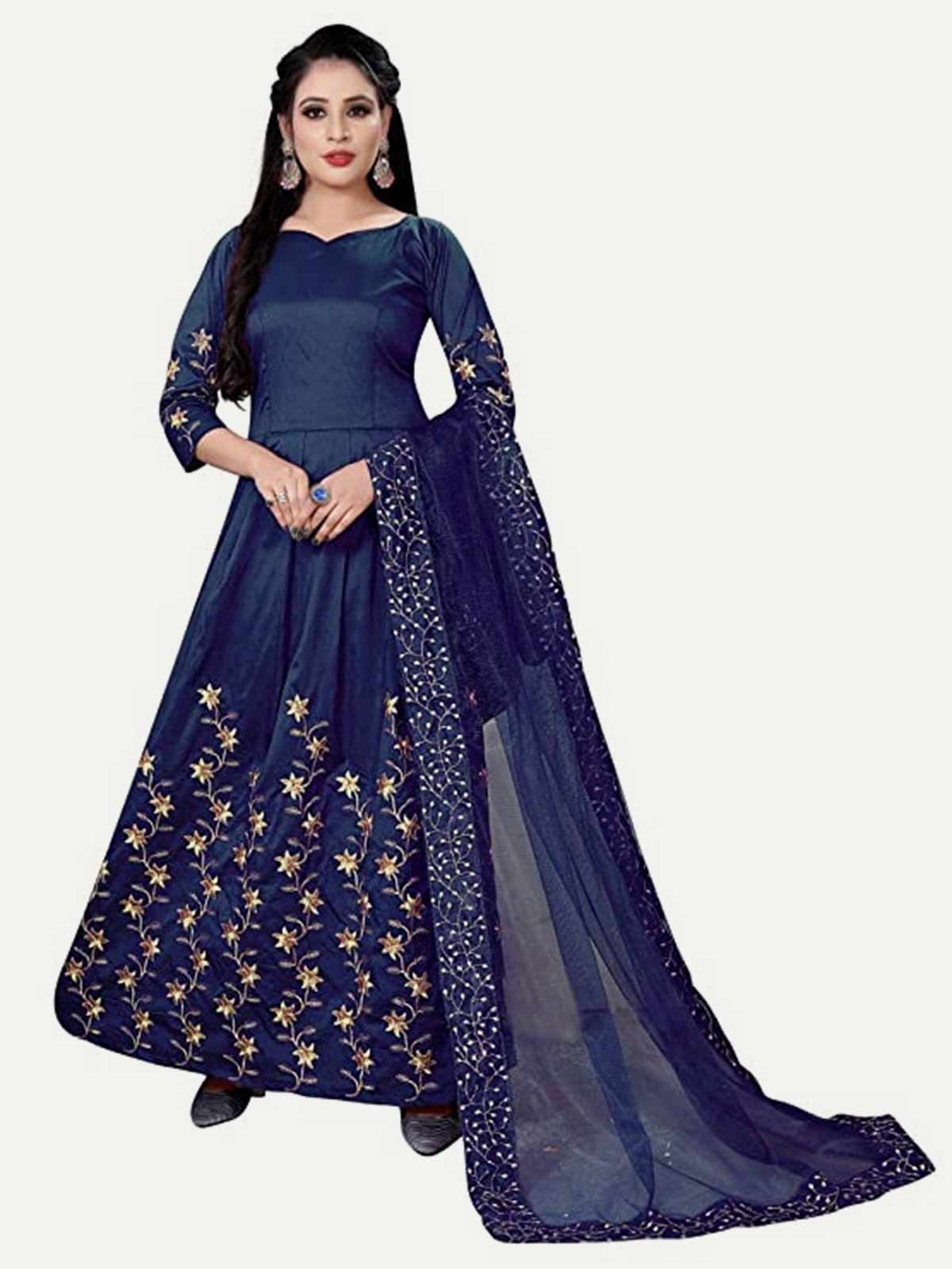 blue gown under 500 rupees