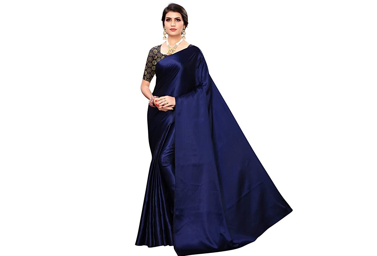blue saree online for chhath puja 