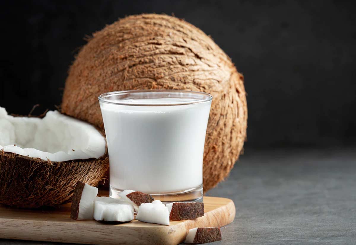 coconut milk for glow