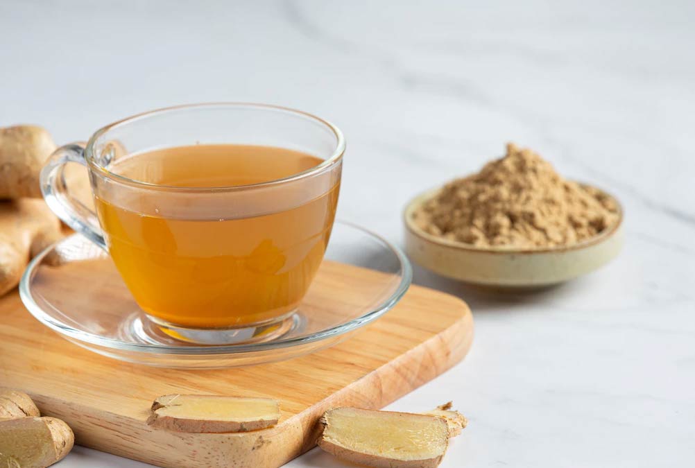 ginger tea for bloating