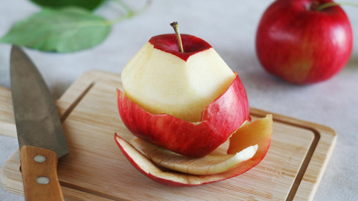 how to use apple peel