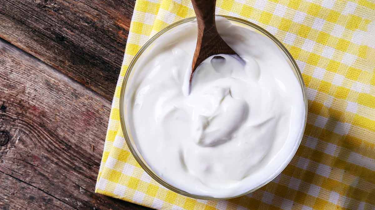 how to use yogurt for dark knees
