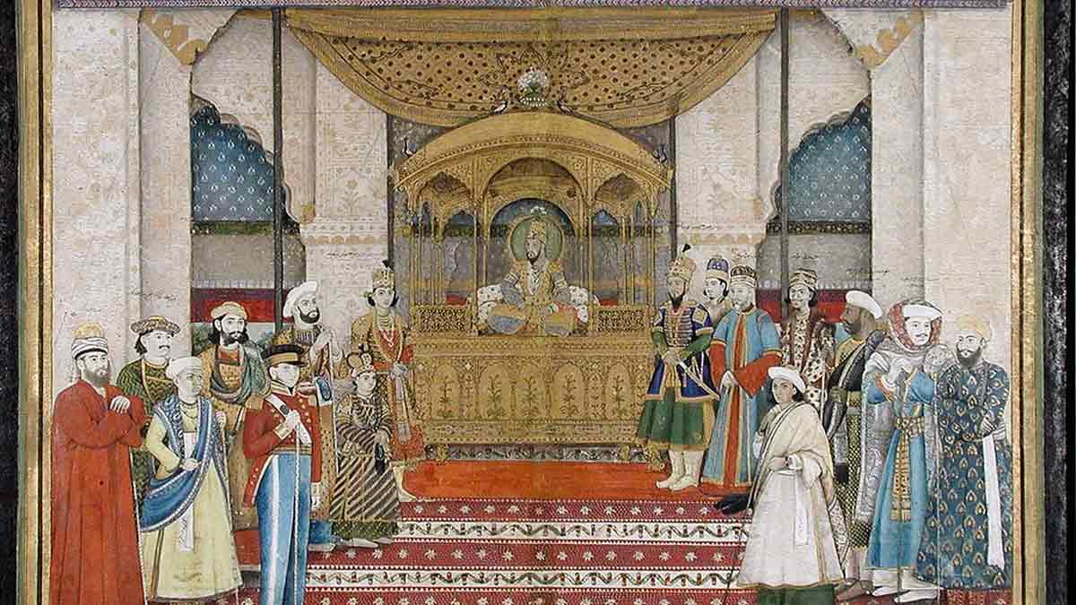 know about mughal darbar in hindi