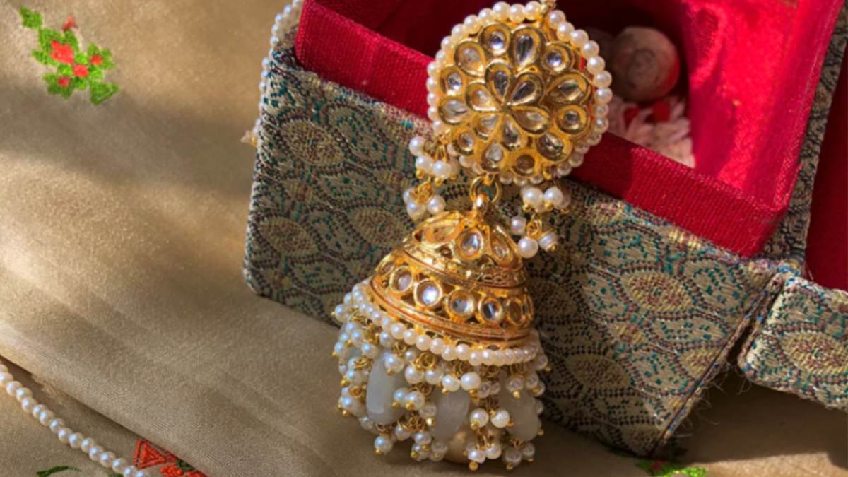 DESIGNER POLKI KUNDAN EARRINGS – Wearmebyradhaji