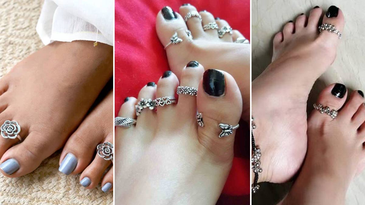 latest simple toe ring designs