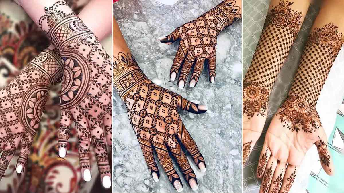 Diwali Mehndi Design: दीपावली पर हाथों में रचाएं ये ट्रेंडी मेहंदी डिजाइन,  रोशनी की तरह दमक उठेगा आपका ओवरऑल लुक - Diwali mehndi design 2023 latest  easy and beautiful mehndi ...