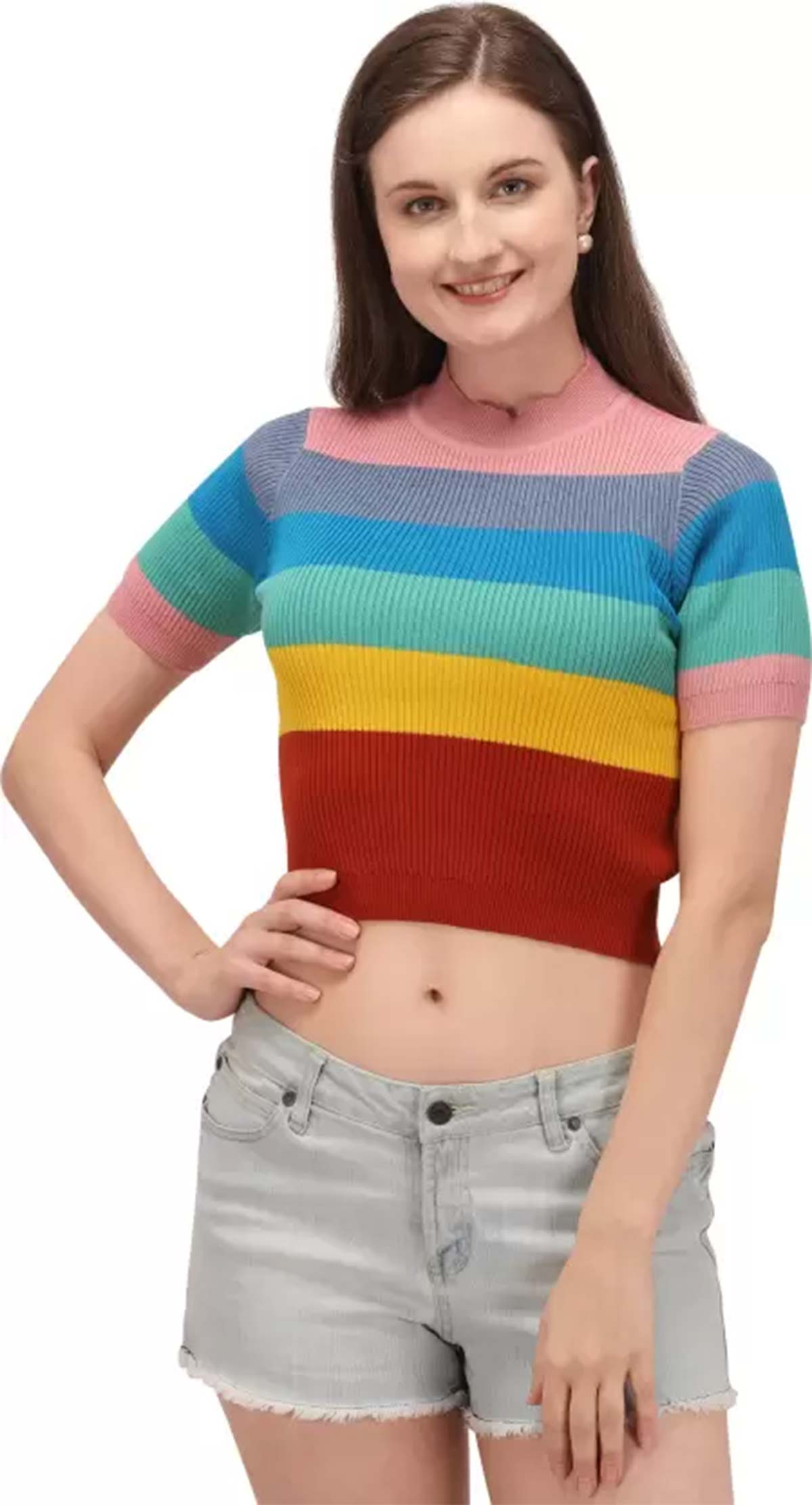multi color winter top