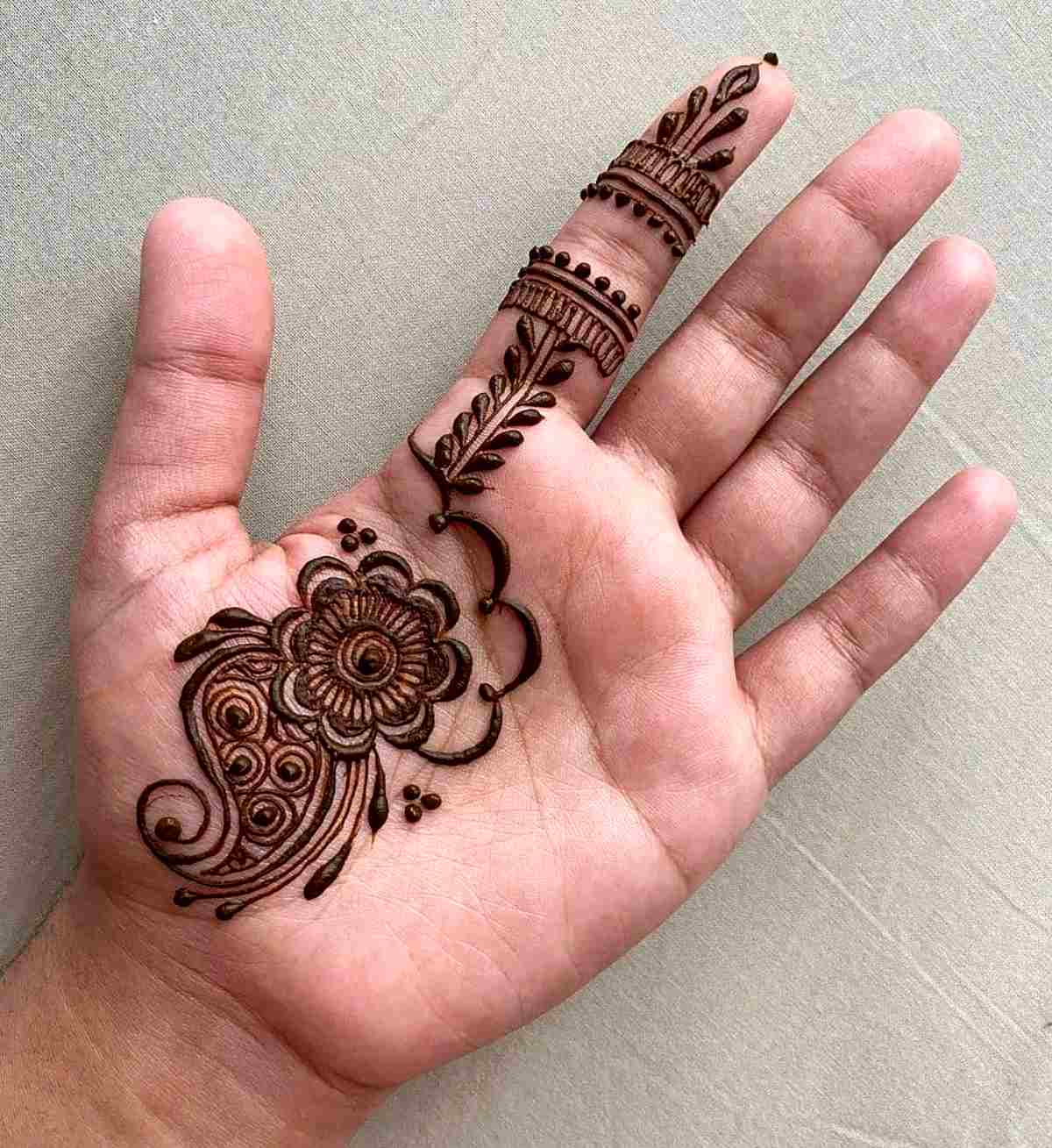 Top 111+ Simple Mehndi Designs. Mehndi, also known as henna across the… |  by Jothi Venkat | Medium