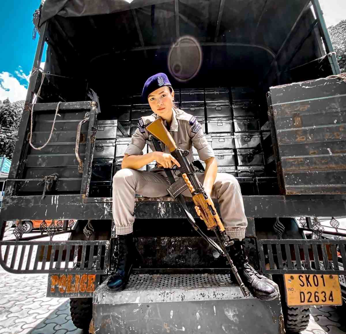 police woman EKSHA HANGMA SUBBA