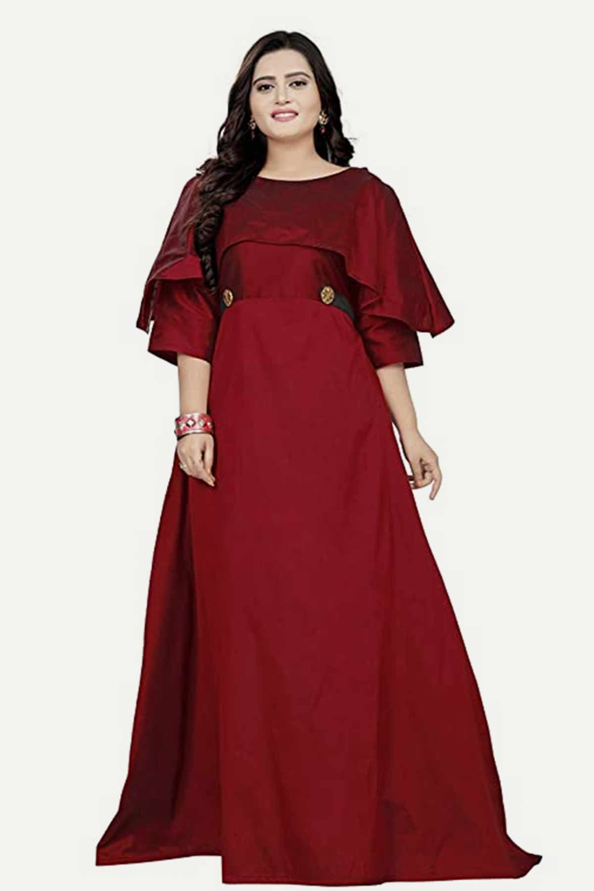 Buy long gown for women latest design below 500 in India @ Limeroad | page 2