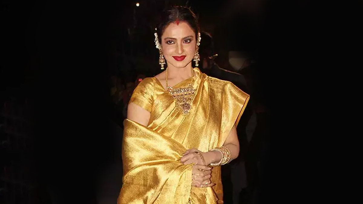 rekha inspired look for diwali