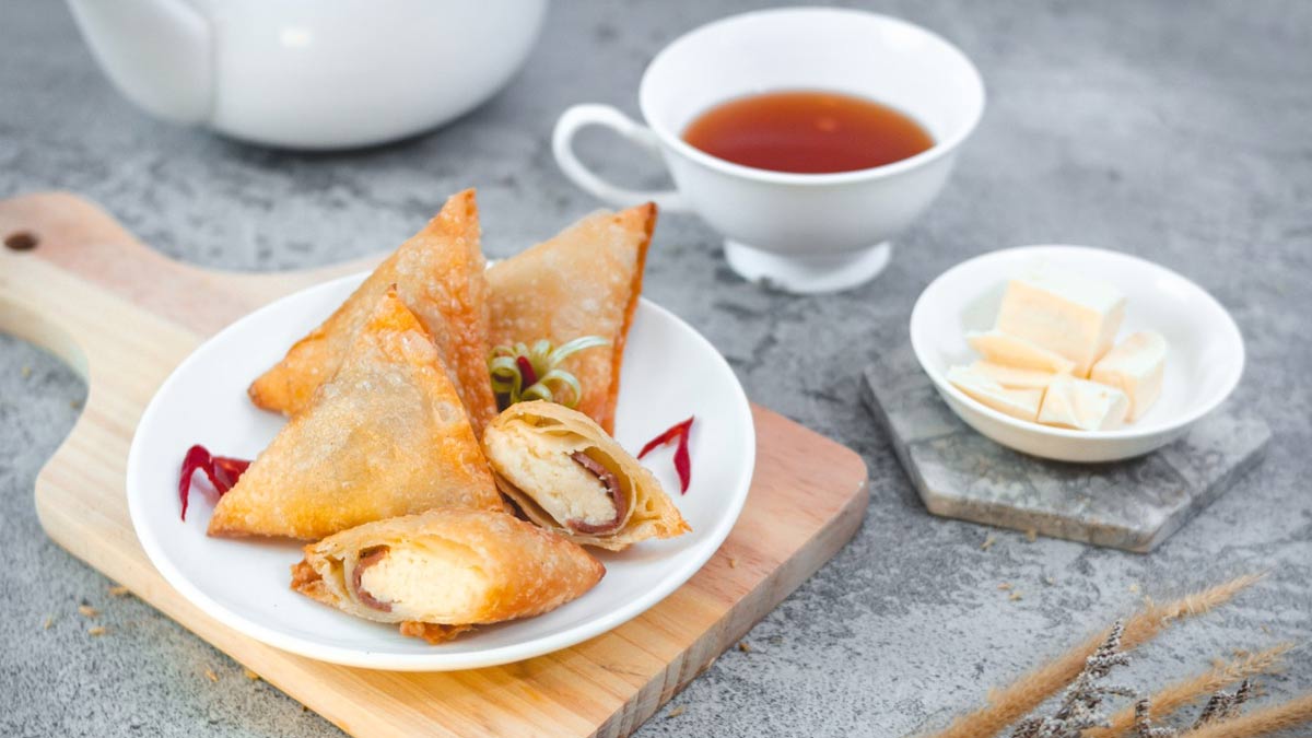 sweet coconut samosa recipe
