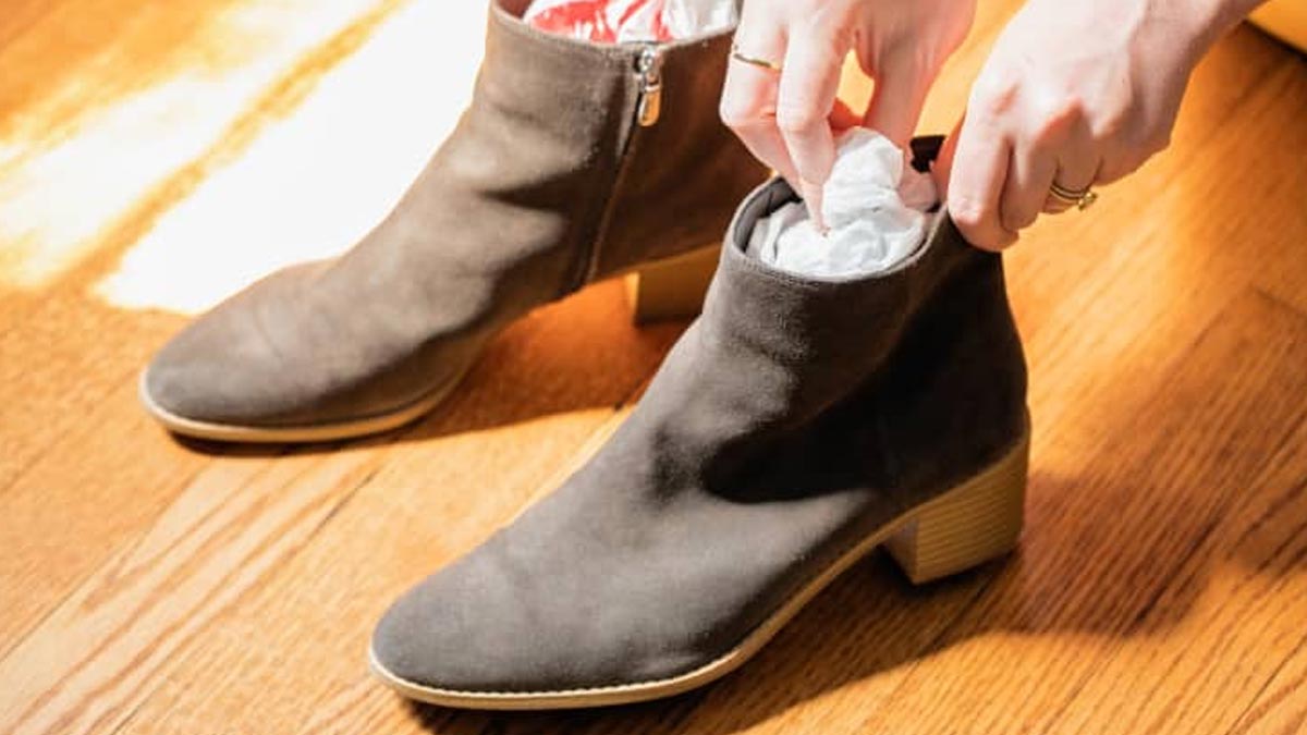 use shopping bag for shoes