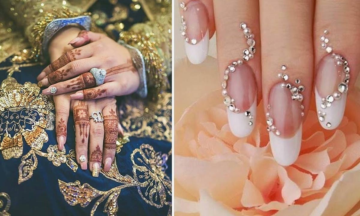 Bridal Nail Art Designs