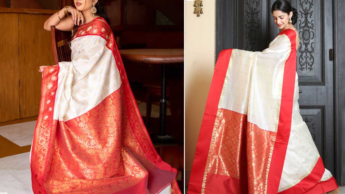 Chanderi Silk Bengali Saree