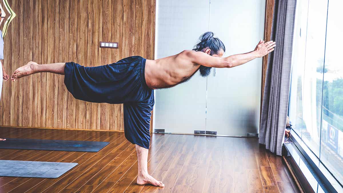 Eka Padasana for thighs