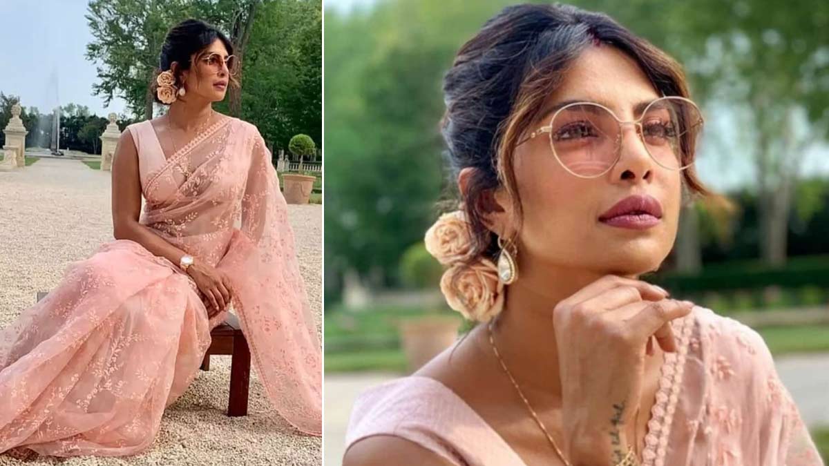 Embroidery Work Pastel Saree