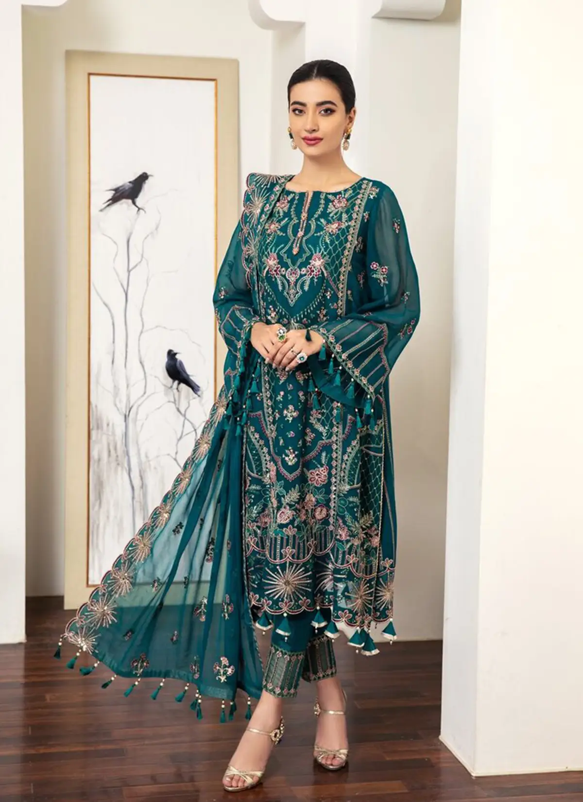 FAIRY SLEEVES SUIT DESIGN