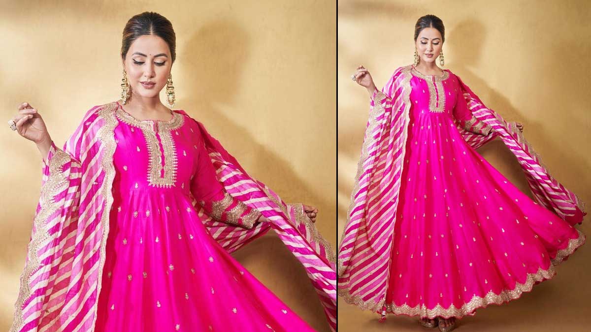Hina Khan In Anarkali Suits