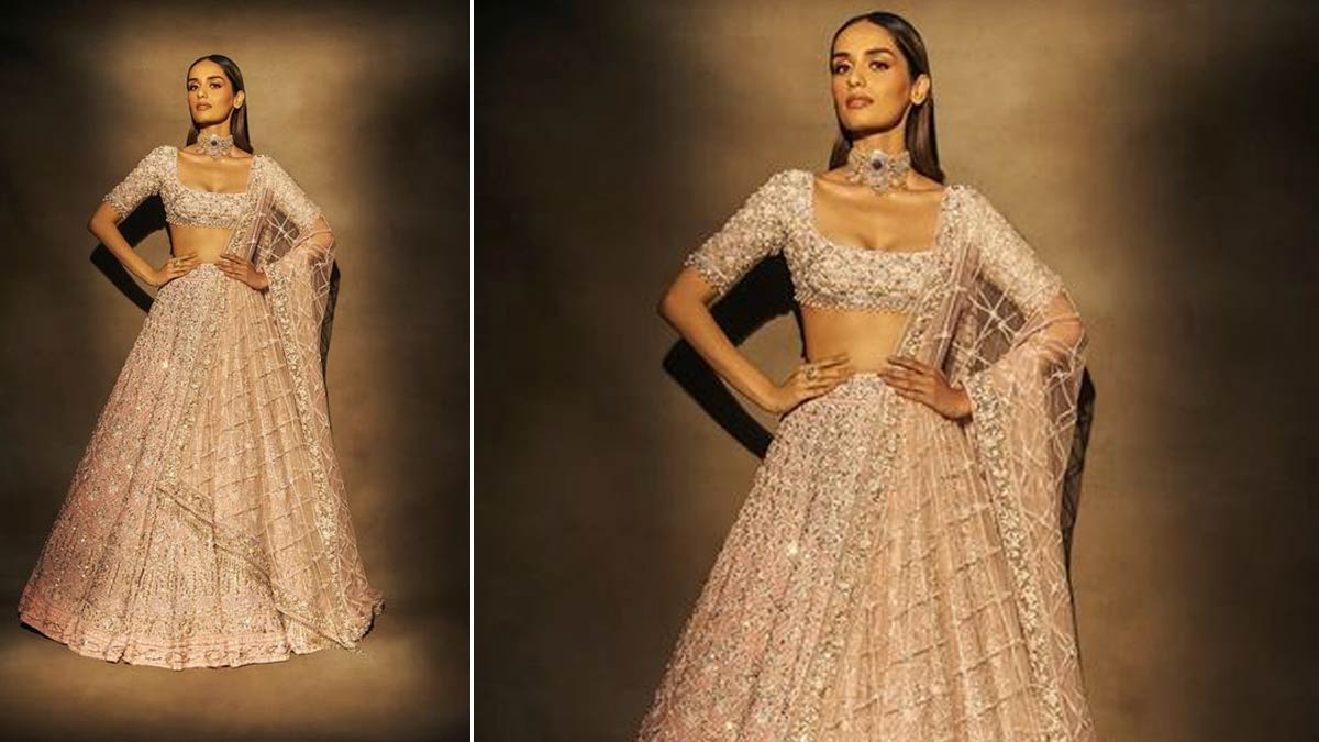 Manushi Chhillar In Heavy Lehenga