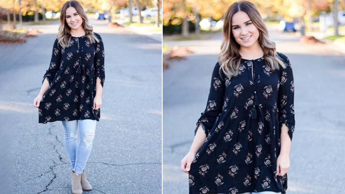 Short Plain Indo Western Kurti Design