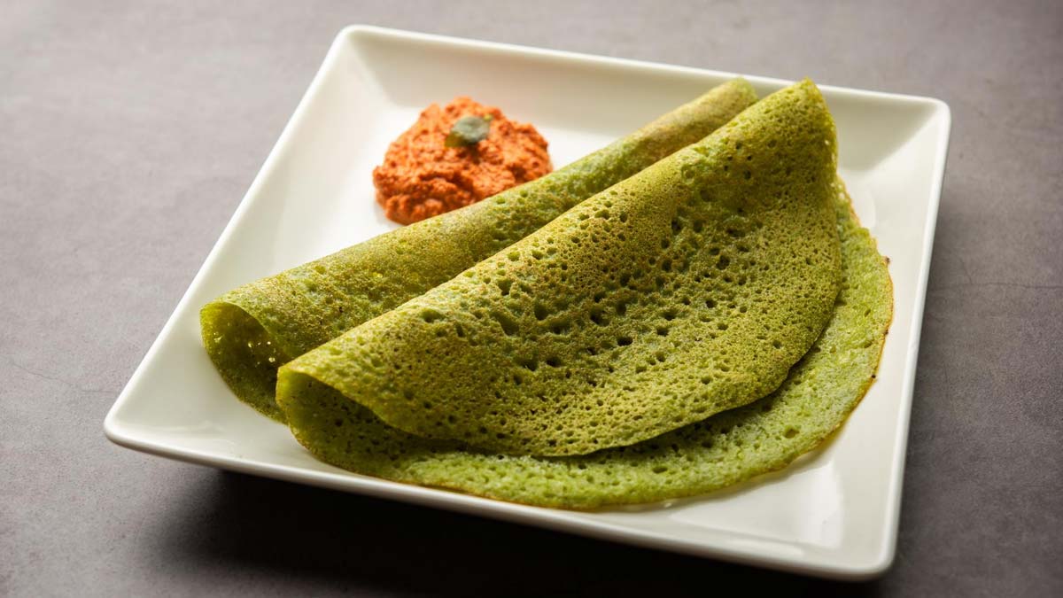 Spinach Dosa