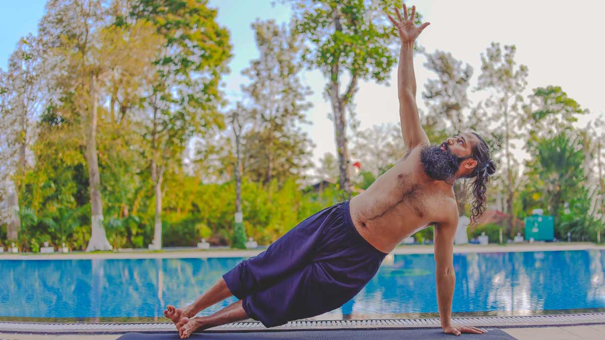 Vashishtasana for arms