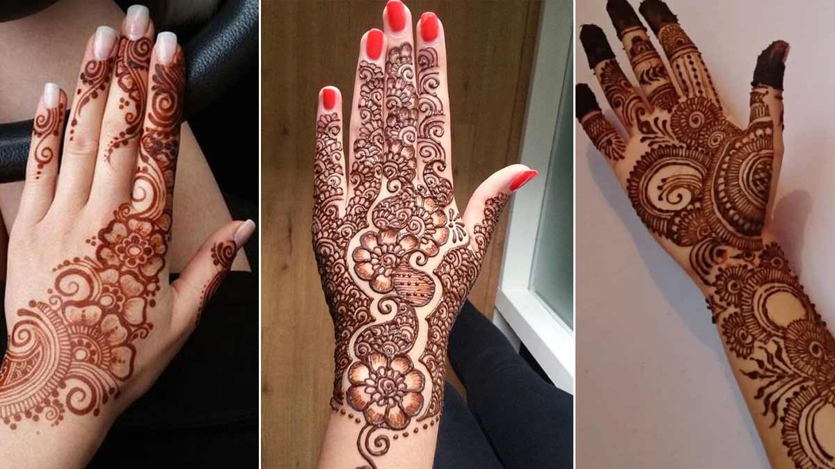 Raksha Bandhan 2022 see easy beautiful latest mehndi design for women hands  mkph | Mehndi Design Raksha Bandhan 2022: भाई के लिए राखी के साथ लड़कियां  खुद को भी दें समय, लगाएं