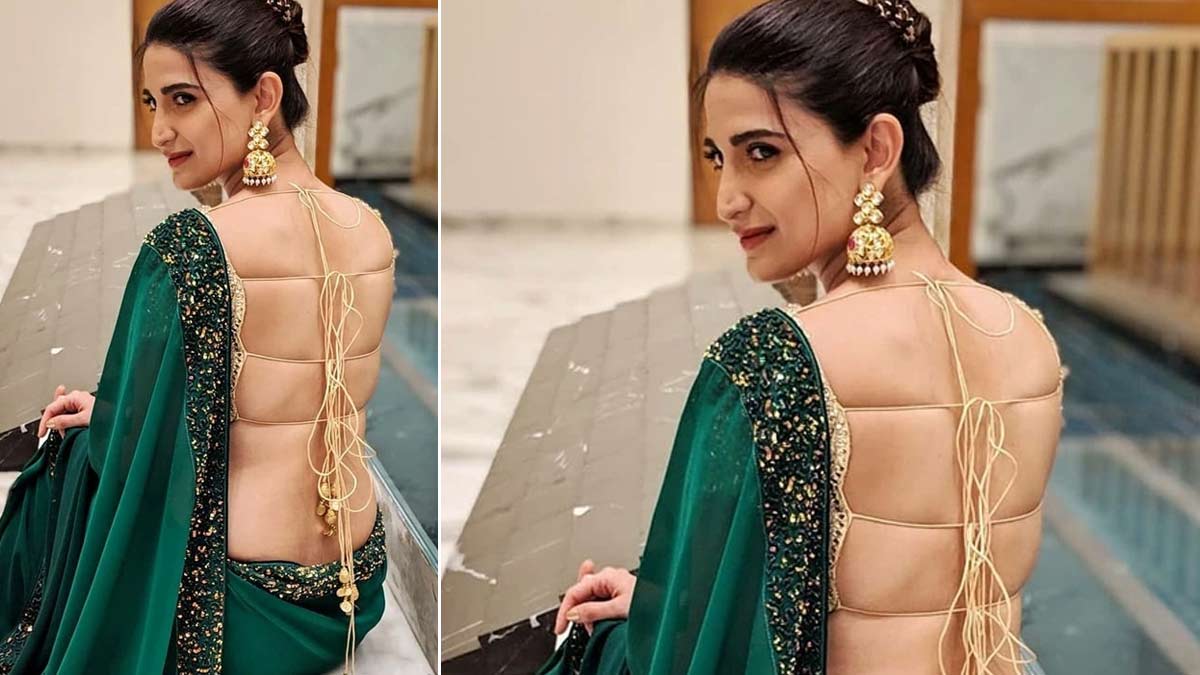 backless blouse designs for lehenga