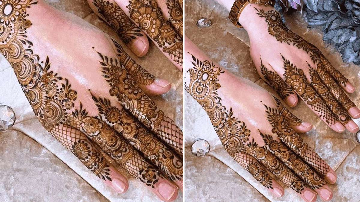 bail mehndi design